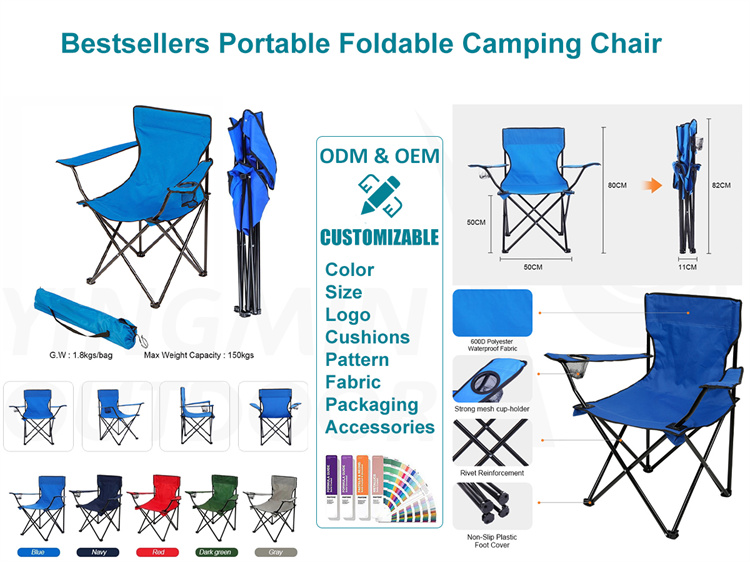 Onko tällä Bestsellers camping-taittotuolilla tyyli, josta pidät?