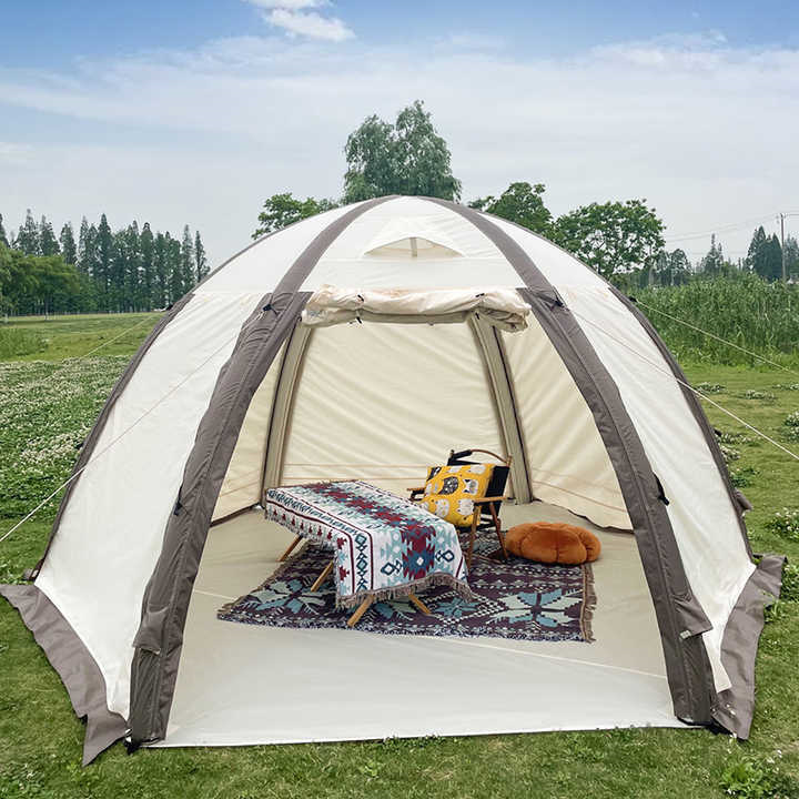 Camping Dome puhallettava kuusikulmioteltta