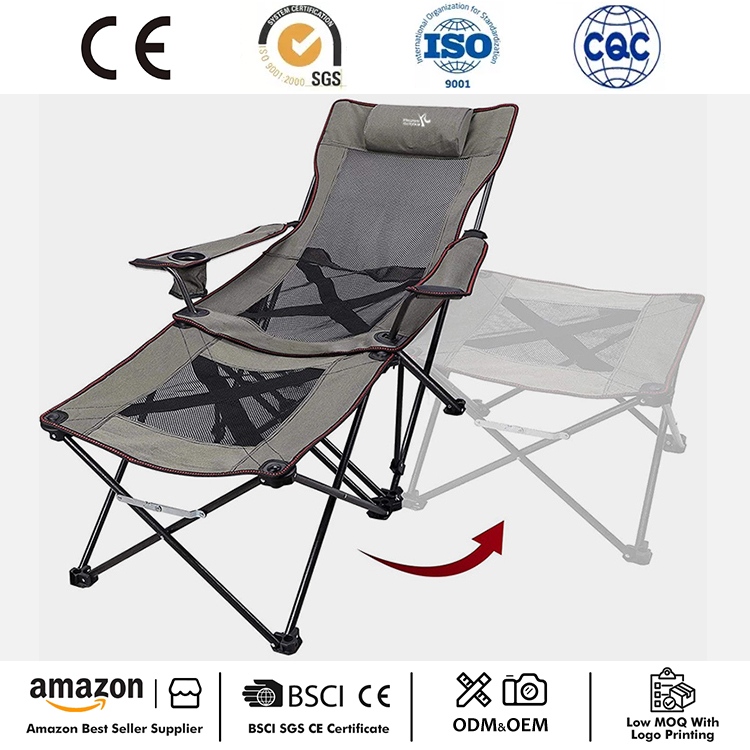 Camping Folding Chaise lepotuoli